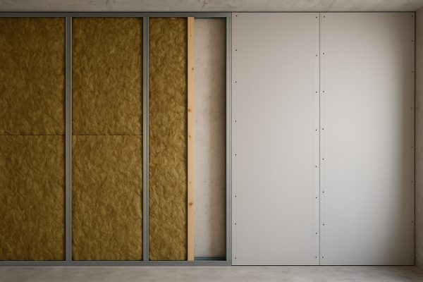 Шумоизоляция стен и перегородок из гипсокартона /